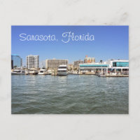 Sarasota, Skyline von Florida aus der Bucht.