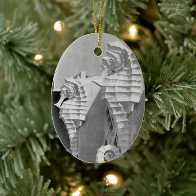 Sarasotas Seepferde Keramik Ornament (Baum)
