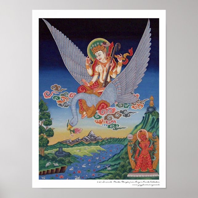 Sarasvati Poster (Vorne)