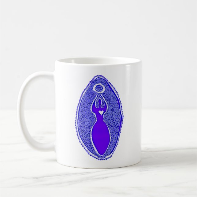Saraswati Goddess Yoni Tasse (Links)