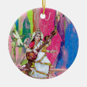 Saraswati Keramikornament