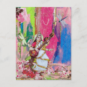 Saraswati Postkarte
