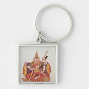 Saratheswathee, hindische Göttin des Lernens Schlüsselanhänger