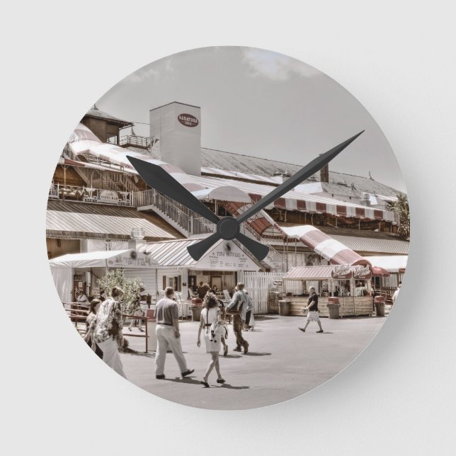 Saratoga 1864 runde wanduhr (Vorderseite)