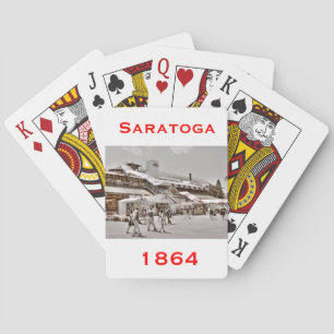 Saratoga 1864 spielkarten
