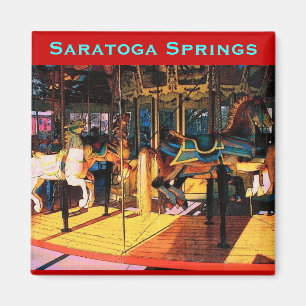 Saratoga Carousel Magnet