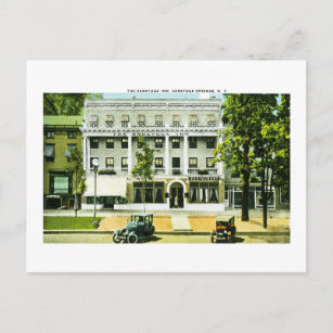 Saratoga Inn, Saratoga Springs, New York Postkarte