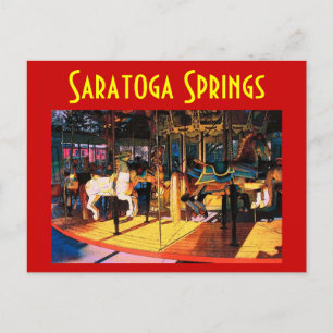 Saratoga-Karussellpostkarte - Maßgeschneiderte Postkarte