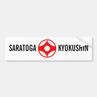 SARATOGA KYOKUSHIN AUTOAUFKLEBER
