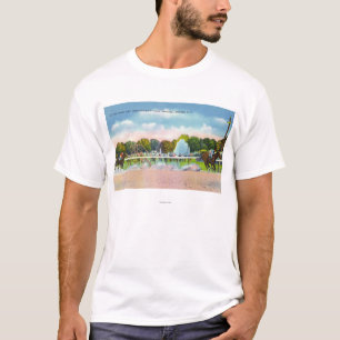 Saratoga Rennstrecke-Ziellinie-Ansicht T-Shirt