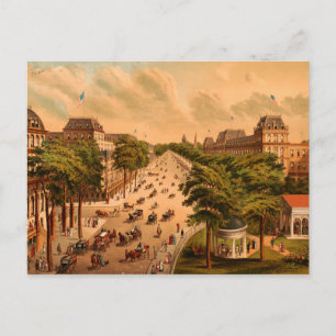 Saratoga Springs, New York (1876) Postkarte