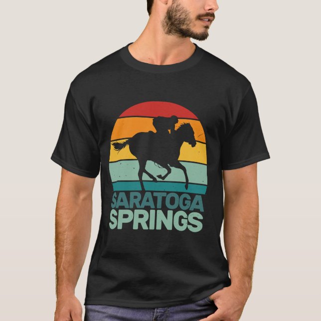 Saratoga Springs New York Toga Racing 3 T-Shirt (Vorderseite)