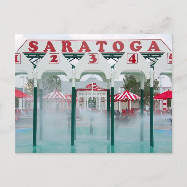 Saratoga Springs Pool Play Area Postkarte (Vorderseite)