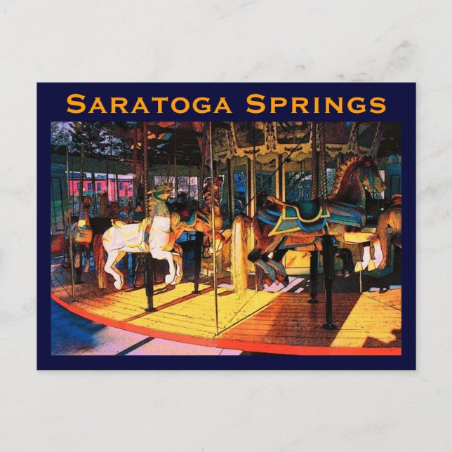 Saratoga Springs Postcard Postkarte (Vorderseite)