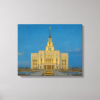 Saratoga Springs Utah Temple Painting™ LDS Leinwan
