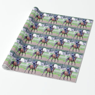 Saratoga Trainings seit 1863 Geschenkpapier