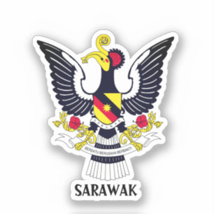 Sarawak-Wappen - MALAYSIA Aufkleber