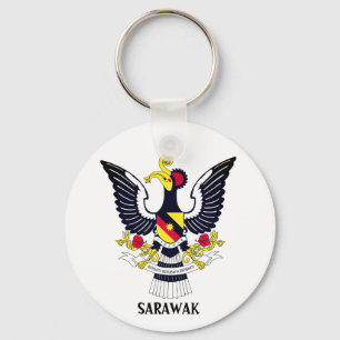 Sarawak-Wappen - MALAYSIA Schlüsselanhänger
