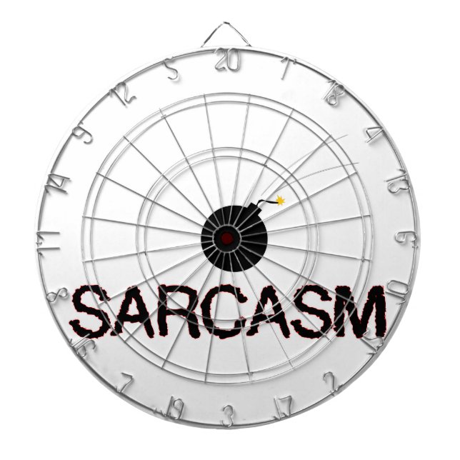 Sarcasm Bombed Dartscheibe (vorne)