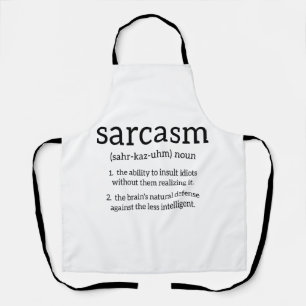 Sarcasm Definition Schürze