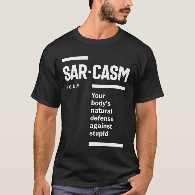 Sarcasm Definition T-Shirt (Vorderseite)