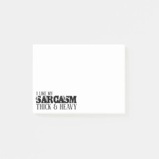 Sarcasm Diick & Heavy Post-it Klebezettel