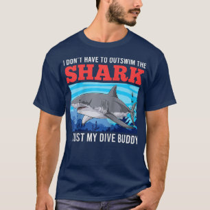 Sarcasm Dive Buddy Dive Buddy Shark Diver T-Shirt