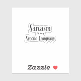 Sarcasm Laptop Sticker