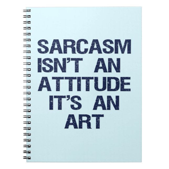 Sarcasm Notizblock (Vorderseite)