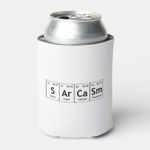 SArCaSm Periodic Table Elements Word Chemistry Dosenkühler