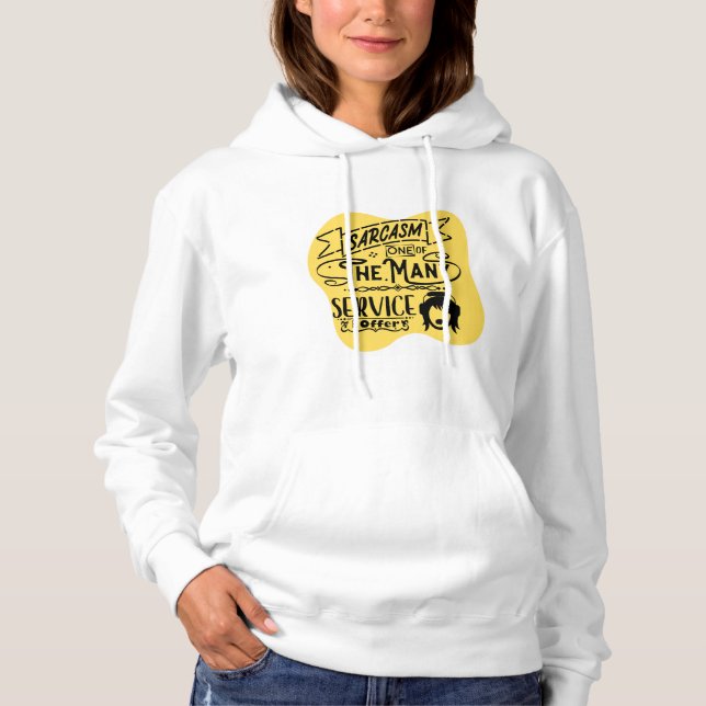 SARCASM QUOTE HOODIE (Vorderseite)