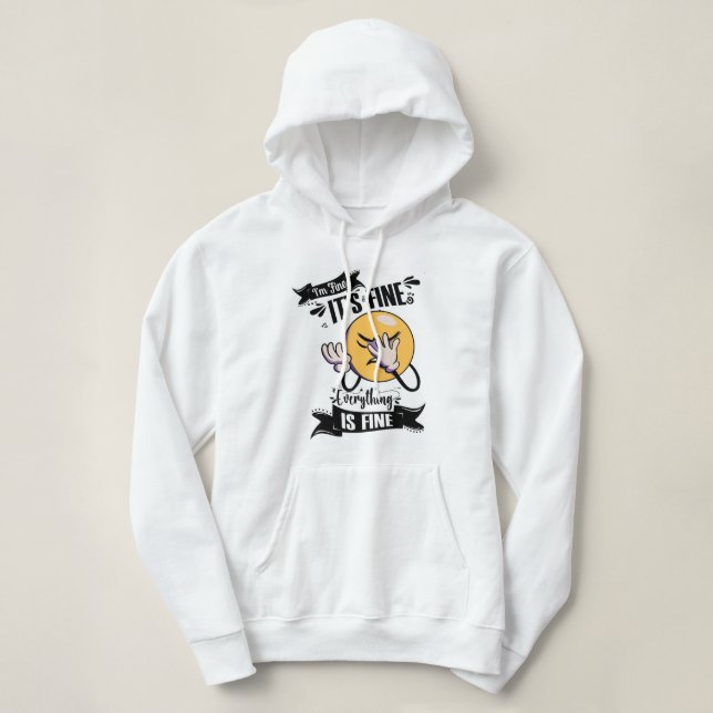 SARCASM QUOTE HOODIE (Design vorne)