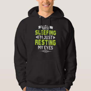 Sarcasm Sprichwort ich schlafe nicht, ich ruhe mic Hoodie