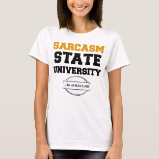 Sarcasm Staat Bella+Leinwand Boxy Crop Top T - Shi