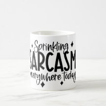 Sarcasm-Typografie