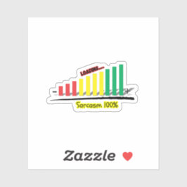 SarcasmMeter Aufkleber