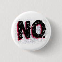 Sarcastic antisocial komische No Typografy Button