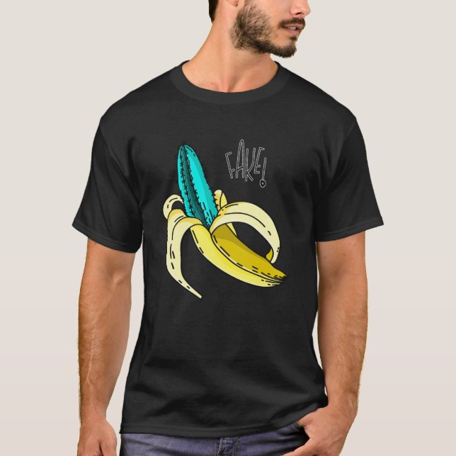 Sarcastic Banana Outfit Illustration Graphic Desig T-Shirt (Vorderseite)