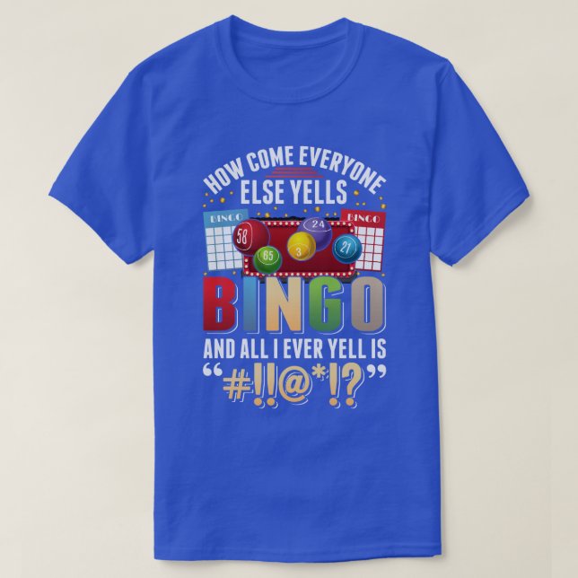 Sarcastic Bingo Player Spaß Men Funny Bingo T-Shirt (Design vorne)