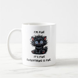 sarcastic black cat mug kaffeetasse