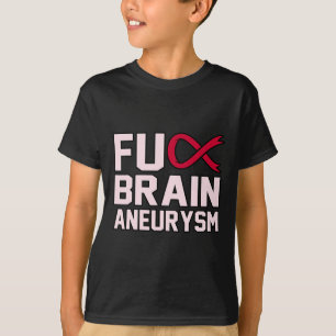 Sarcastic Brain Aneurysm Awareness Montag Unterstü T-Shirt