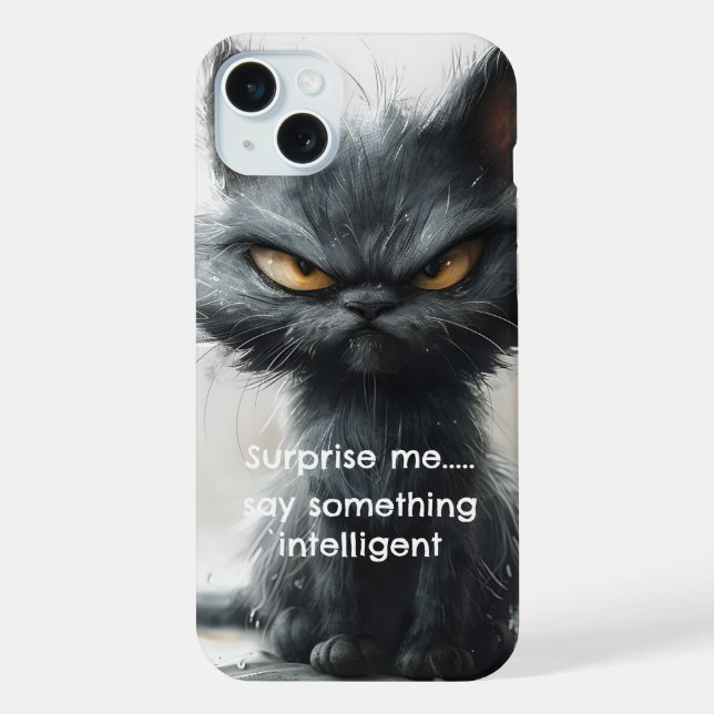 Sarcastic cat iPhone / iPad Gehäuse Hülle (Rückseite)