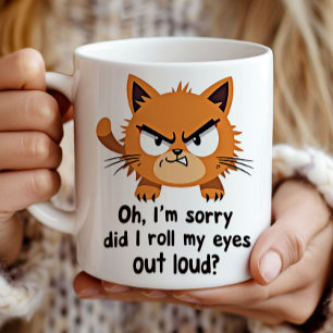 Sarcastic Cat Lover Geschenk Antisocial Kitty Kaffeetasse
