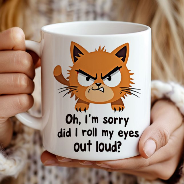 Sarcastic Cat Lover Geschenk Antisocial Kitty Kaffeetasse (Von Creator hochgeladen)