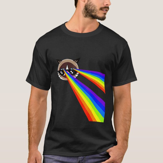 Sarcastic Cat Meme Graphic T-Shirts Cool S (Vorderseite)