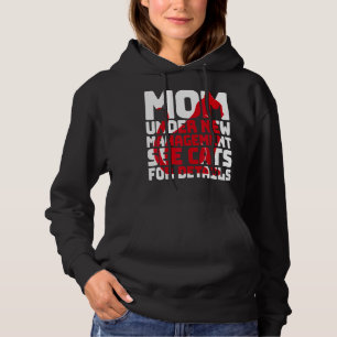 Sarcastic Cat Spaß Mama unter neuer Leitung Hoodie