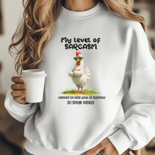 Sarcastic Chicken Spaß Geschenk Funny Zitat T-Shirt
