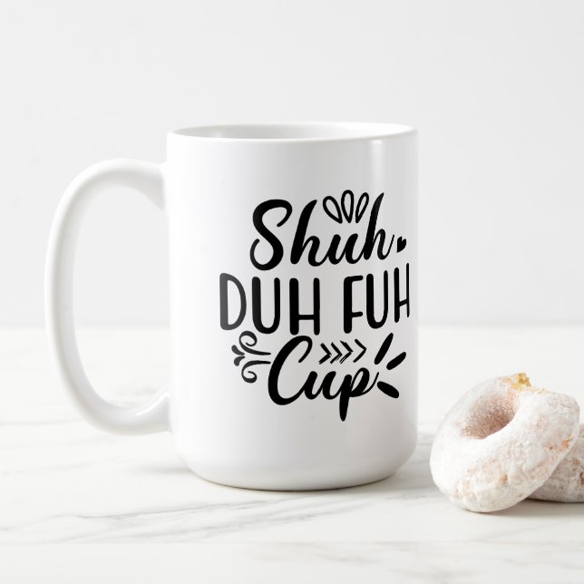 Sarcastic Coffee Lover Geschenk Kaffeetasse (Mit Donut)