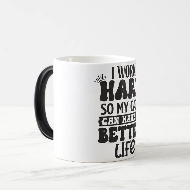 Sarcastic Coffee Quotes Verwandlungstasse (Vorderseite Links)