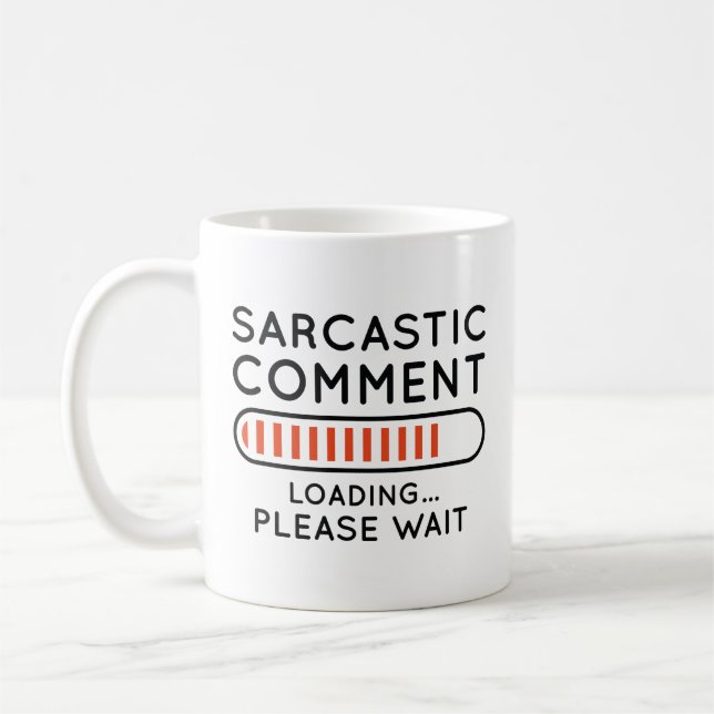 Sarcastic Commit Loading Kaffeetasse (Links)